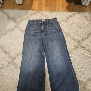 Madewell Dark Blue Flare Jeans